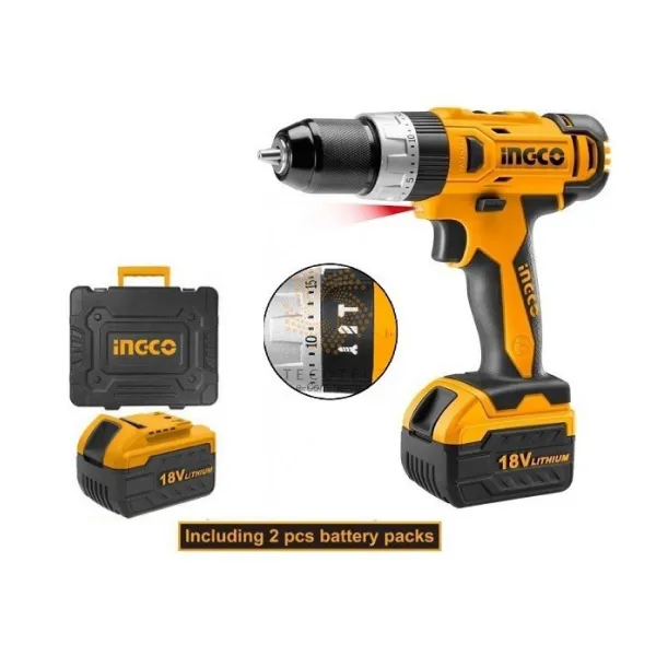 Máy khoan búa dùng pin INGCO CIDLI228180