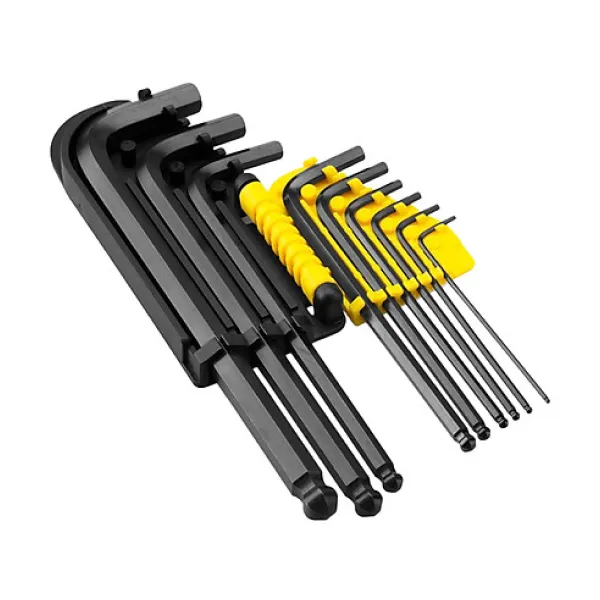 Bộ lục giác bi 9 chi tiết hệ mét Stanley