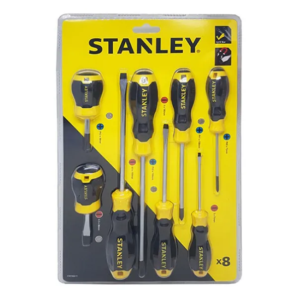 Bộ tuốc nơ vít 8 chi tiết Stanley